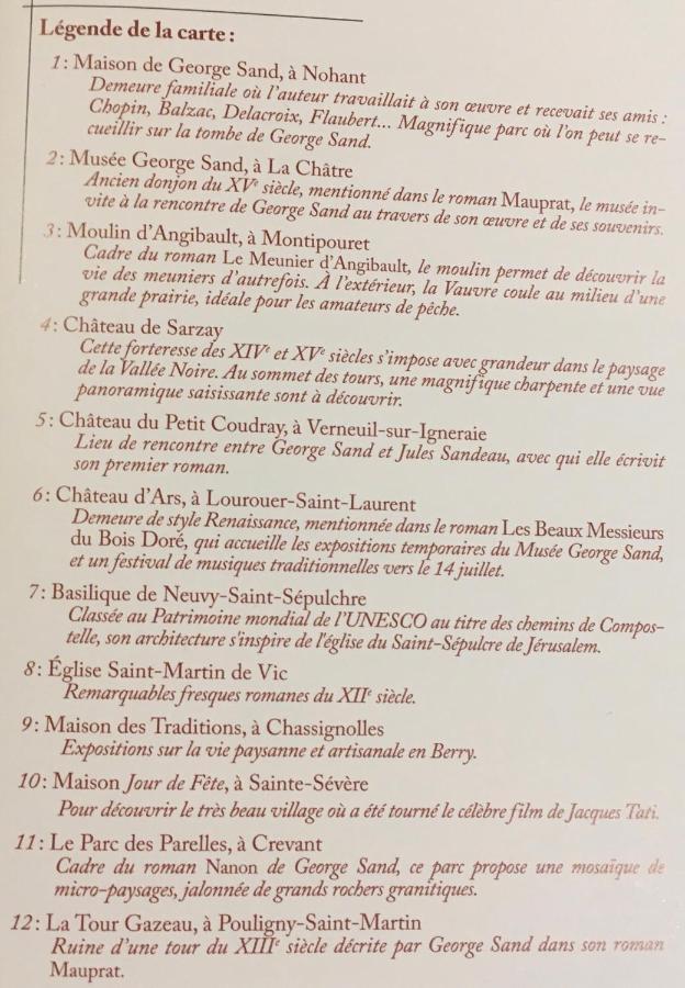 Gite Les Tazons - Pays De George Sand Montipouret Екстер'єр фото
